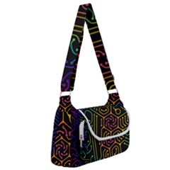 Circuit Hexagonal Geometric Pattern Background Pattern Multipack Bag