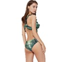 River Forest Wood Nature Low Cut Ruffle Edge Bikini Set View3