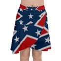 Rebel flag  Chiffon Wrap Front Skirt View1