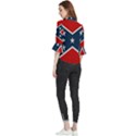Rebel flag  Loose Horn Sleeve Chiffon Blouse View2