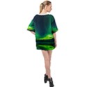 Iceland Aurora Borealis Oversized Chiffon Top View2