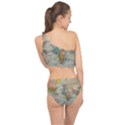 Vintage World Map Spliced Up Two Piece Swimsuit View2