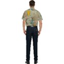 Vintage World Map Men s Short Sleeve Pocket Shirt  View2