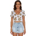 Seamless Repeating Tiling Tileable V-Neck Crop Top View1