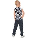 Dot dots round black and white Kids  Sport Tank Top View2