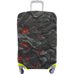 Volcanic Lava Background Effect Luggage Cover (large)