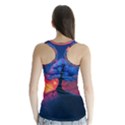 Dark Tree Sunset Landscape Art Racer Back Sports Top View2