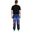 Dark Tree Sunset Landscape Art Men s Elastic Waist Pants View2
