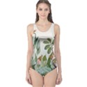 Tropical Jungle Plants One Piece Swimsuit View1