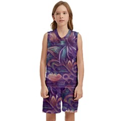 Abstract African Art Pattern Kids  Basketball Mesh Set