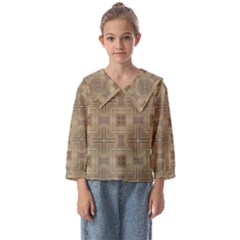Abstract Wood Design Floor Texture Kids  Sailor Shirt