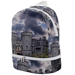 Castle Building Architecture Zip Bottom Backpack by Celenk