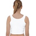 Acrylic painting  Velvet Racer Back Crop Top View2