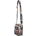Acrylic abstract art design  Shoulder Strap Belt Bag View2
