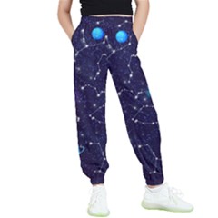 Realistic-night-sky-poster-with-constellations Kids  Joggers