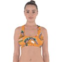 Seamless-pattern-with-taco Cross Back Hipster Bikini Top  View1