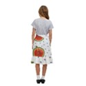 Seamless-background-pattern-with-watermelon-slices Kids  Ruffle Flared Wrap Midi Skirt View4