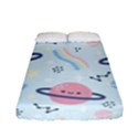 Cute-planet-space-seamless-pattern-background Fitted Sheet (Full/ Double Size) View1