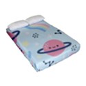 Cute-planet-space-seamless-pattern-background Fitted Sheet (Full/ Double Size) View2
