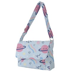 Cute-planet-space-seamless-pattern-background Full Print Messenger Bag (s)