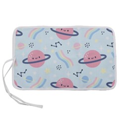 Cute-planet-space-seamless-pattern-background Pen Storage Case (s) by uniart180623