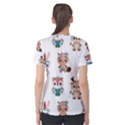 Cute-cartoon-boho-animals-seamless-pattern Women s Cotton Tee View2