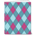 Argyle-pattern-seamless-fabric-texture-background-classic-argill-ornament 8  x 10  Softcover Notebook View1