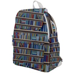 Bookshelf Top Flap Backpack by uniart180623