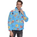 Hand-drawn-seamless-pattern-summer-time Men s Puffer Bubble Jacket Coat View3