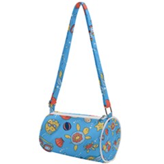 Hand-drawn-seamless-pattern-summer-time Mini Cylinder Bag