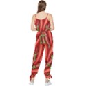 Seamless-chili-pepper-pattern Sleeveless Tie Ankle Chiffon Jumpsuit View2