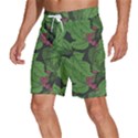 Seamless-pattern-with-hand-drawn-guelder-rose-branches Men s Beach Shorts View2