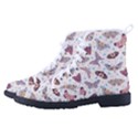 Pattern-with-butterflies-moths Men s High-Top Canvas Sneakers View2