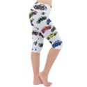 Cars-pattern Lightweight Velour Cropped Yoga Leggings View3