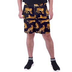 Seamless-exotic-pattern-with-tigers Men s Pocket Shorts