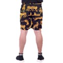 Seamless-exotic-pattern-with-tigers Men s Pocket Shorts View2