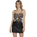 Trendy-mix-animal-skin-prints Flowy Camisole Tie Up Top View1