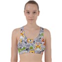 Seamless-pattern-with-wildlife-cartoon Back Weave Sports Bra View1