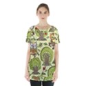 Seamless-pattern-with-trees-owls Skirt Hem Sports Top View1