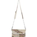 Vintage World Map Old  Globe Antique America Mini Crossbody Handbag View1