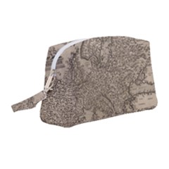Vintage Map Europe Wristlet Pouch Bag (medium) by uniart180623