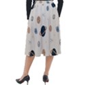 Space Planets Art Pattern Design Wallpaper Classic Velour Midi Skirt  View2