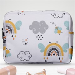 Art Pattern Design Wallpaper Background Print Make Up Pouch (large)
