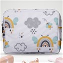 Art Pattern Design Wallpaper Background Print Make Up Pouch (Large) View1