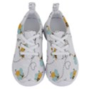 Bee Art Pattern Design Wallpaper Background Print Running Shoes View1