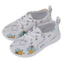 Bee Art Pattern Design Wallpaper Background Print Running Shoes View2