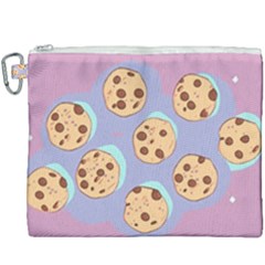 Cookies Chocolate Chips Chocolate Cookies Sweets Canvas Cosmetic Bag (xxxl)