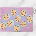 Cookies Chocolate Chips Chocolate Cookies Sweets Canvas Cosmetic Bag (XXXL) View2