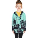 Buildings City Urban Destruction Background Kids  Double Breasted Button Coat View1