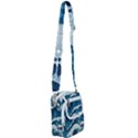 Waves Ocean Sea Pattern Water Tsunami Rough Seas Shoulder Strap Belt Bag View1